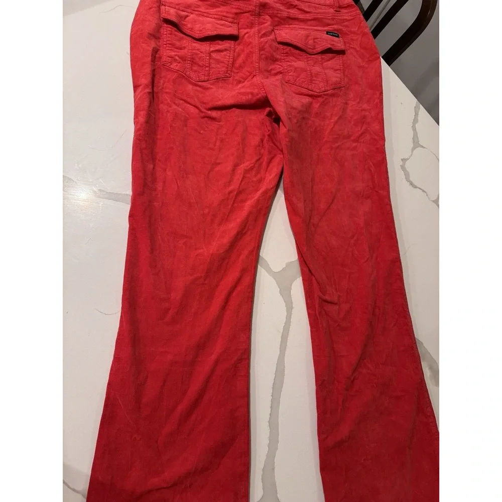 SANCTUARY Peace Maker Velveteen Pants Women's‎ Size 34 Red New!